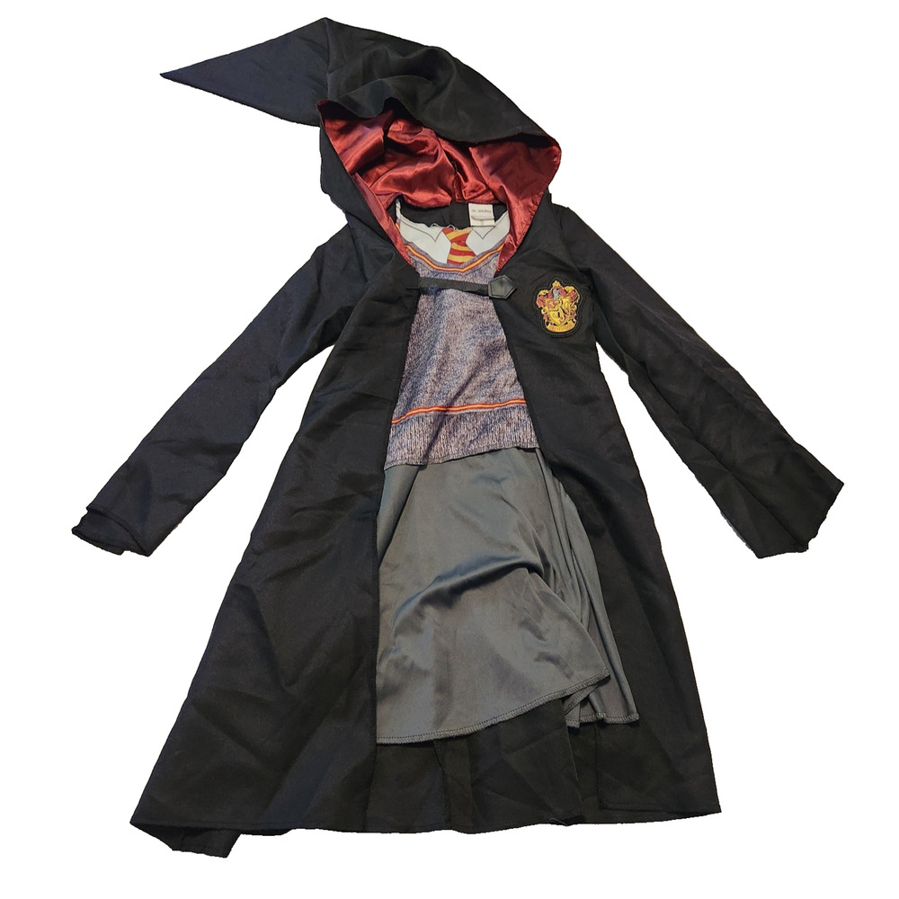 Hermione Gryffindor House Complete Robe Outfit Harry Potter Costume Girls M 7-8